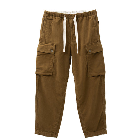 Nanamica Flannel Easy Cargo Pant Camel SUCF252E Degli Uberti